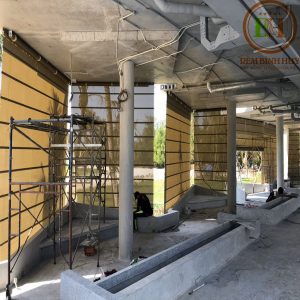 Rèm Vải Roman 1 Lớp BH04R tự động ngoài trời