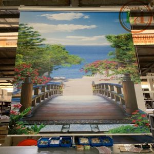 Rèm Cuốn Tranh Binh Huy BH09T gái tốt nhất