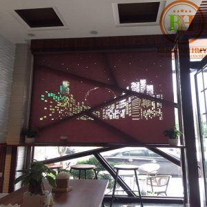 Rèm cuốn đục lỗ 3d BH04