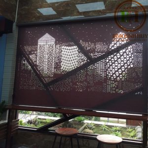 Rèm cuốn đục lỗ 3d BH05