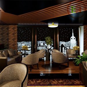 Rèm Cuốn Đục Lỗ 3d BH07