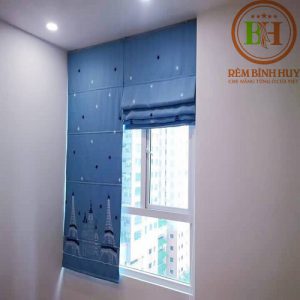 Rèm Vải Roman 2 Lớp BH17R