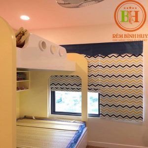 Rèm Vải Roman 3 Lớp BH05R