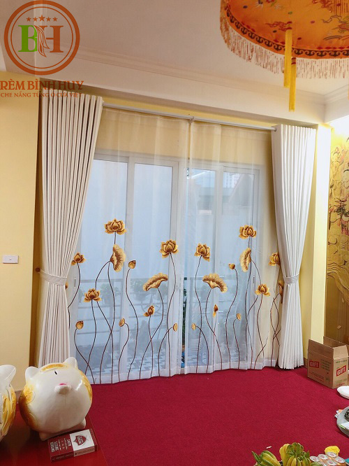 rèm vải bình huy