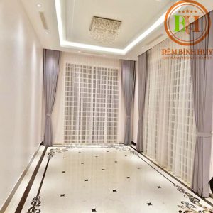 rèm cửa 2 lớp phòng khách