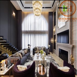 rèm vải phòng khách