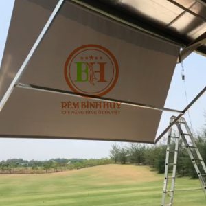 Rèm Cuốn Lưới Tự Động Sân Golf BH009TĐ