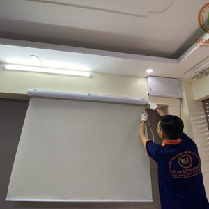 rèm cuốn văn phòng tự động