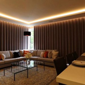 Rèm Vải Tự Động Cản Sáng Chống Tia UV BH017TĐ