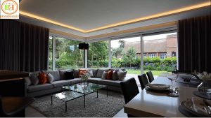 Rèm Vải Tự Động Cản Sáng Chống Tia UV BH017TĐ